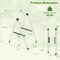 Silver Aluminum Clothes Drying Rack with Adjustable Wings Foldable Design